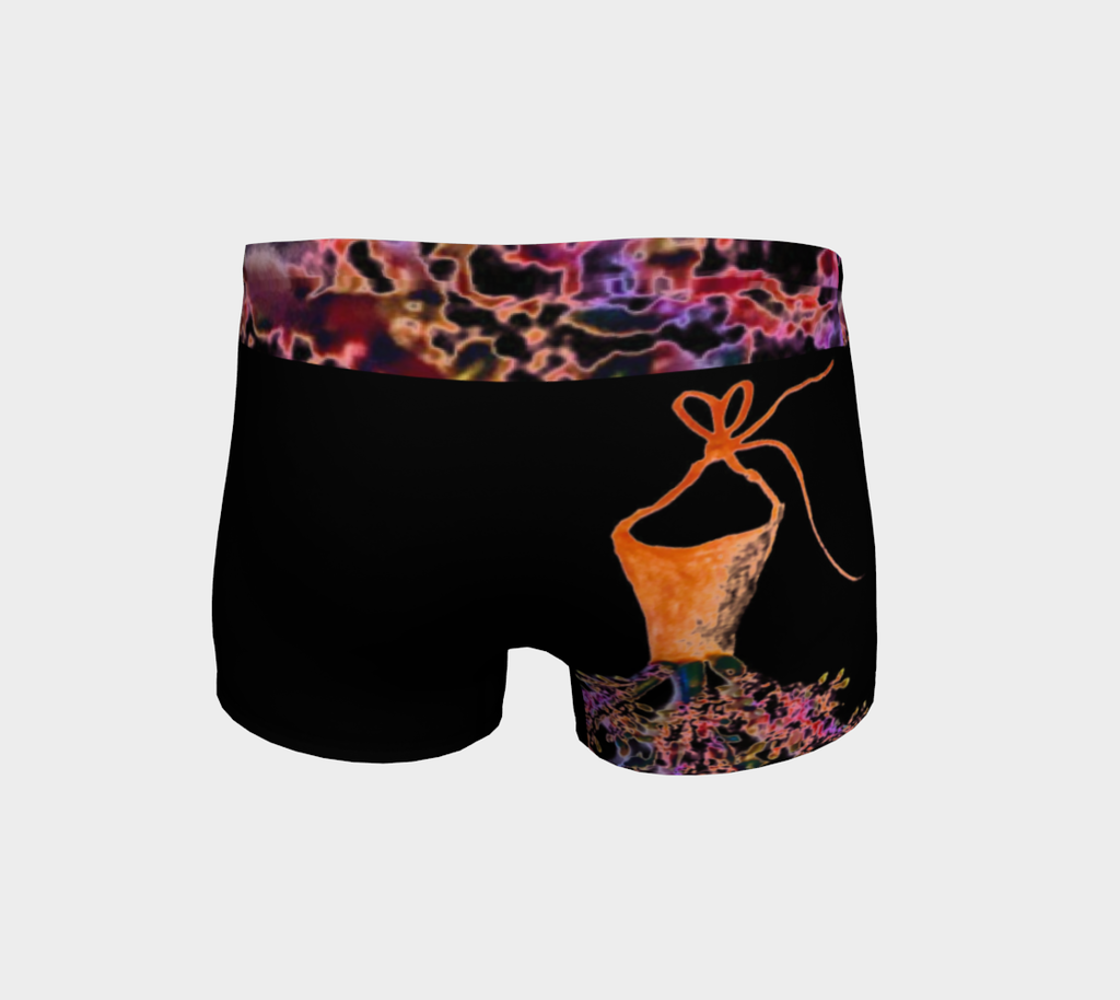Barella Girl Orange Blossom Black Shorts