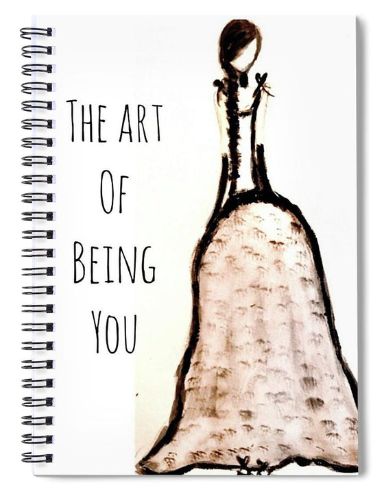 Barella Girl The Art Of Being You - Spiral Notebook